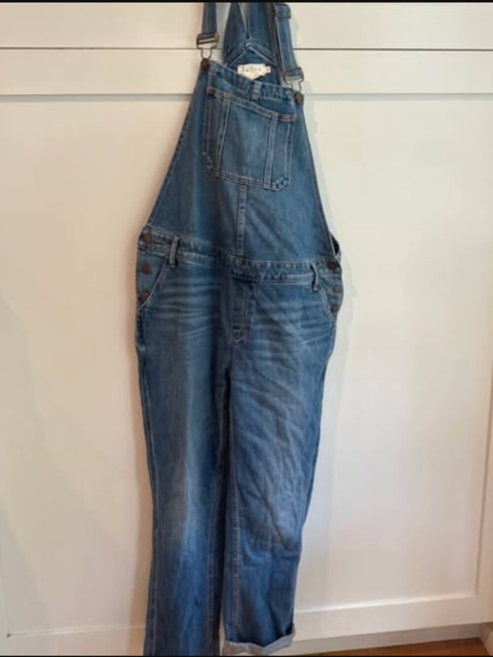 HATCH DENIM MATERNITY OVERALLS